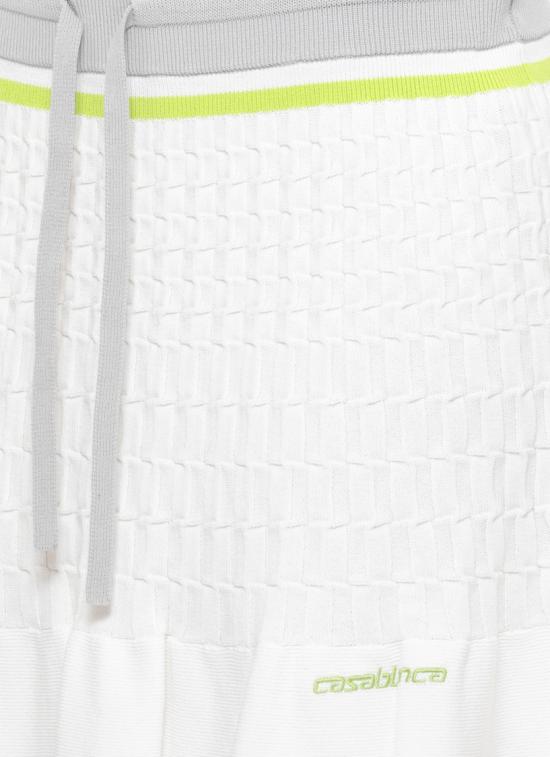26SS 카사블랑카 숏 스커트 WSP26KW124801VISCOSE White - CASABLANCA