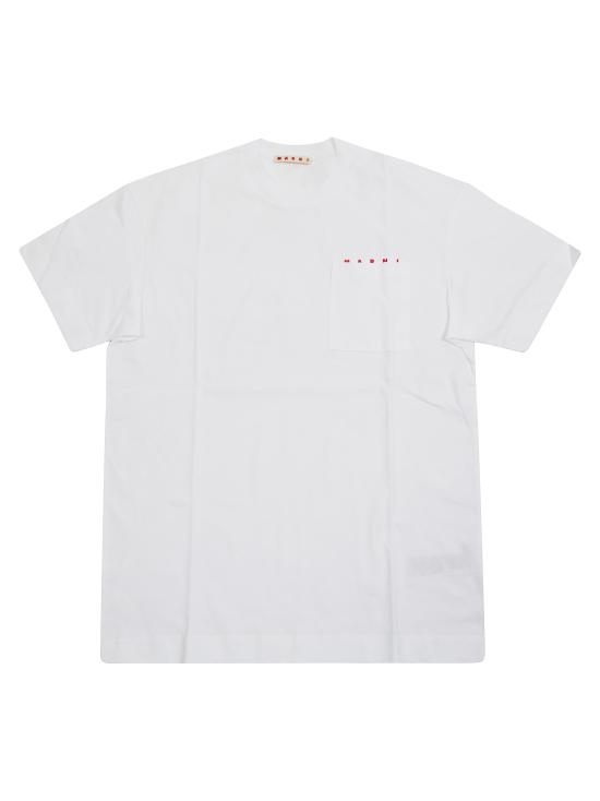 26FW [키즈] 마르니 티셔츠 M01415M00RF 0M100 BIANCO