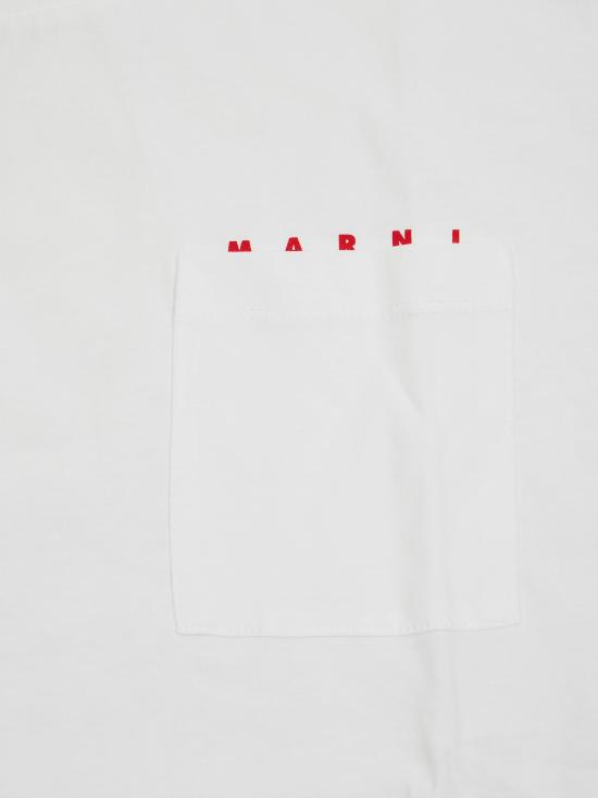 26FW [키즈] 마르니 티셔츠 M01415M00RF 0M100 BIANCO - MARNI