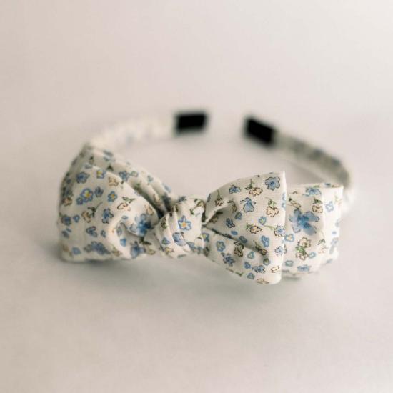  [키즈] 파이퍼 앤 클로스 헤어 액세서리 Piper&Cloth Three Little Bows Headband Bluebell Breeze - PIPER&CLOTH