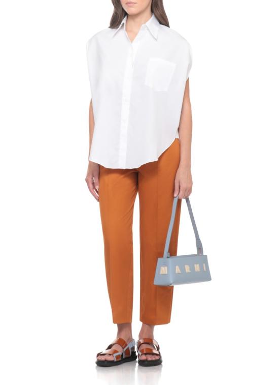26SS 마르니 스트레이트 팬츠 PAMA0610X0UTC56700M07 Brown - MARNI