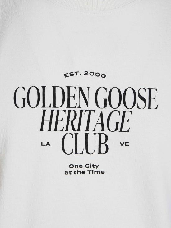 26FW 골든구스 반팔 티셔츠 GMP01220P002619 11560 BIANCO - GOLDEN GOOSE
