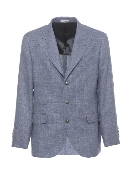 26SS 브루넬로 쿠치넬리 수트 자켓 MZ4027BFD5C005 Blue