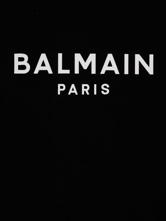 26FW [키즈] 발망 티셔츠 BY8R11Z3672 930BC NERO - BALMAIN
