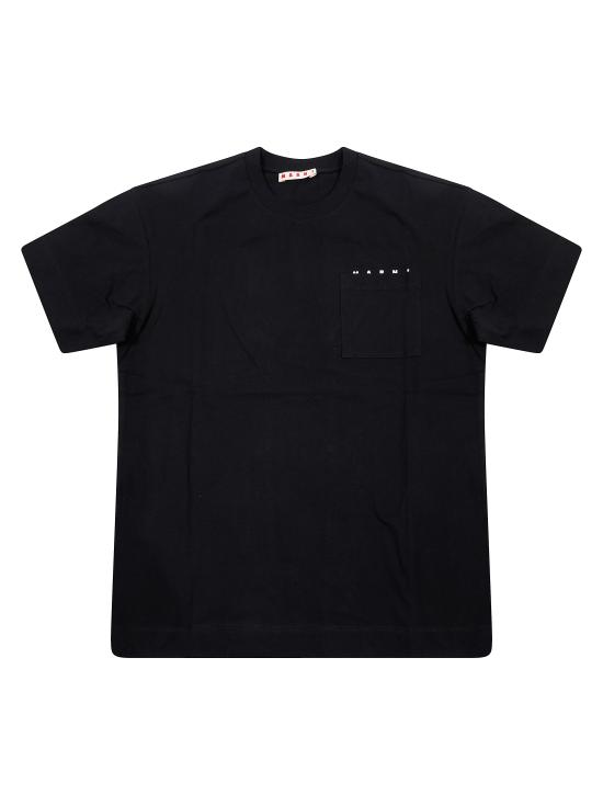 26FW [키즈] 마르니 티셔츠 M01415M00RF 0M900 NERO