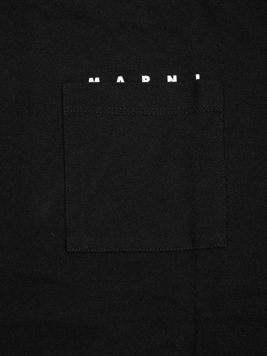 26FW [키즈] 마르니 티셔츠 M01415M00RF 0M900 NERO - MARNI