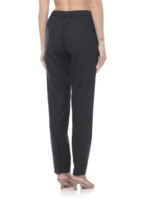 26SS 파비아나 필리피 몬테팔코 경량 바이스트레치 울 팬츠 PAD266F366L7635146 Black - FABIANA FILIPPI