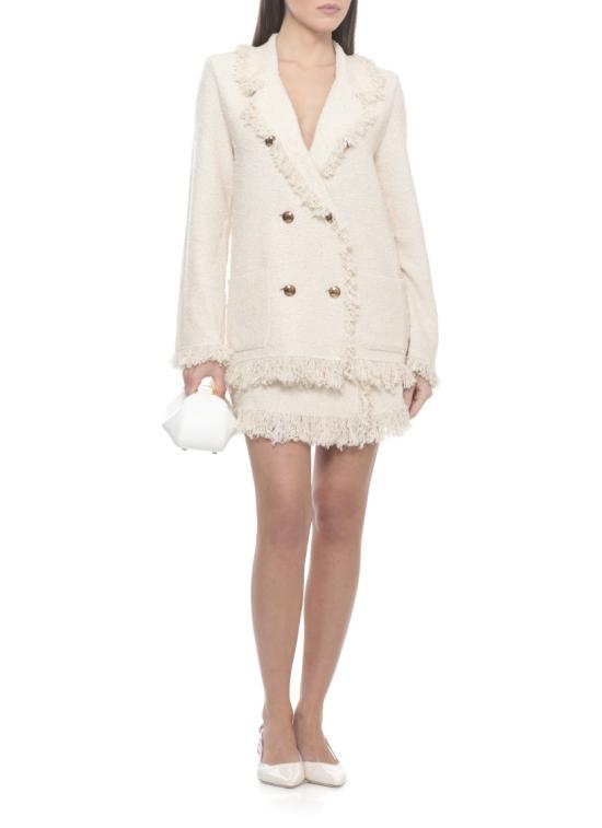 26SS 엘리자베타프랜치 미디 스커트 GK32R62E2193 Neutrals - ELISABETTA FRANCHI