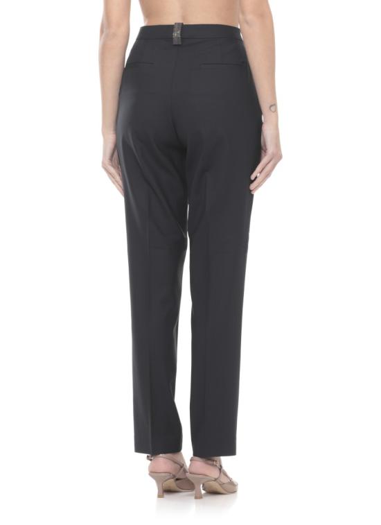 26SS 파비아나 필리피 경량 바이스트레치 울 팬츠 PAD266F326L7635146 Black - FABIANA FILIPPI