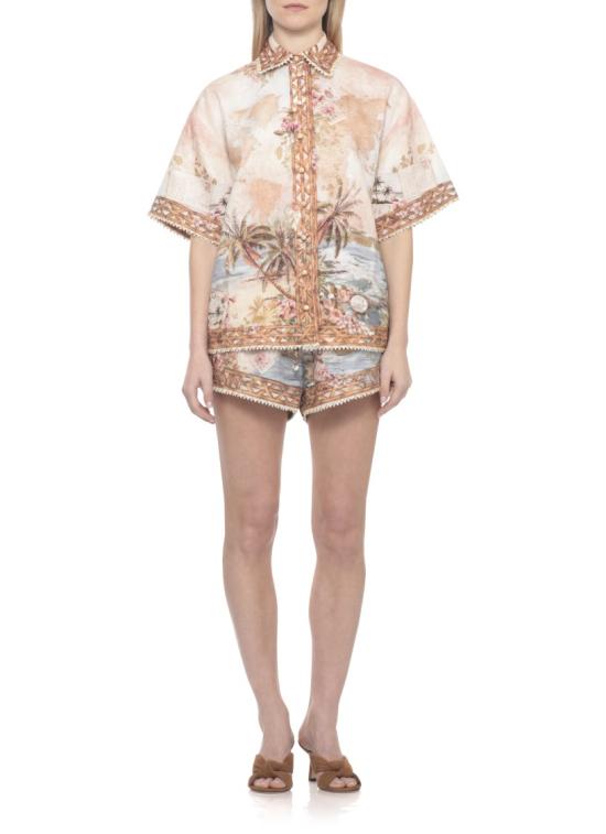 26FW 짐머만 블라우스 7632TSS263ISMB Neutrals - ZIMMERMANN