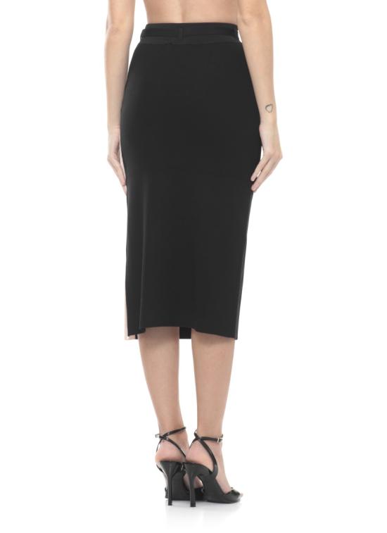 26SS 엘리자베타프랜치 롱 스커트 GK27S61E2685 Black - ELISABETTA FRANCHI