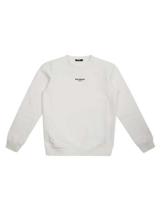 26FW [키즈] 발망 티셔츠 BZ4I60Z3728 102NE BIANCO