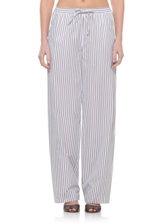 26SS 루루 드 세종 스트레이트 팬츠 CISCODARK RED LIGHT BLUE White - LOULOU DE SAISON