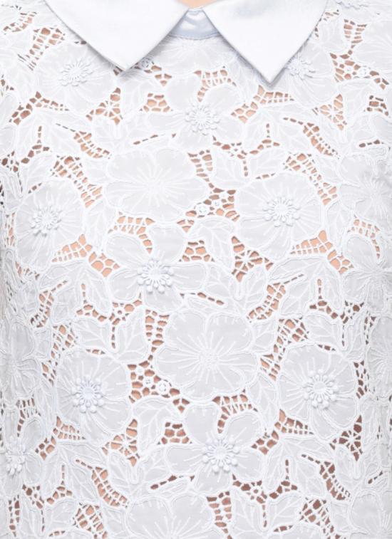 26SS 셀프 포트레이트 숏 원피스 RS26171SBLBLUE GUIPURE LACEBLUE White - SELF PORTRAIT