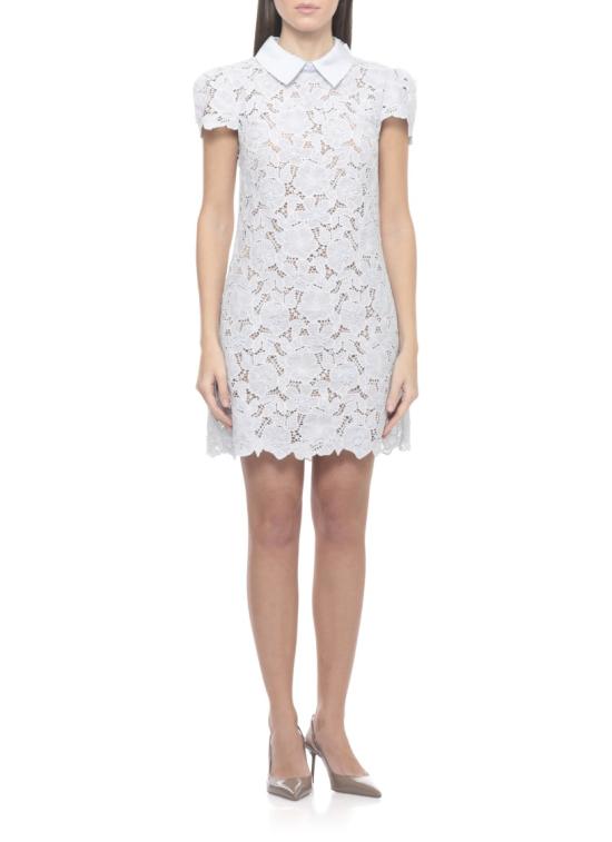 26SS 셀프 포트레이트 숏 원피스 RS26171SBLBLUE GUIPURE LACEBLUE White - SELF PORTRAIT