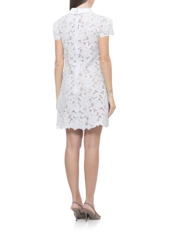 26SS 셀프 포트레이트 숏 원피스 RS26171SBLBLUE GUIPURE LACEBLUE White - SELF PORTRAIT