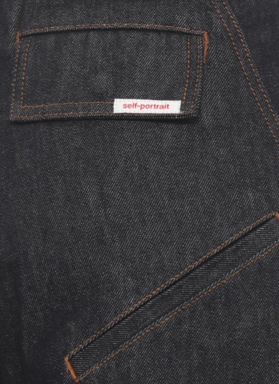 26FW 셀프 포트레이트 데님 팬츠 PF26831PBLBLUE DENIM CARGOBLUE Black - SELF PORTRAIT