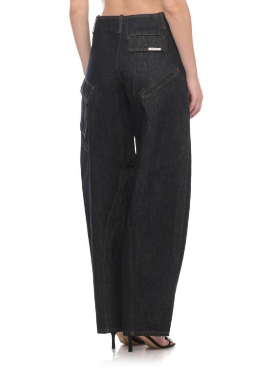 26FW 셀프 포트레이트 데님 팬츠 PF26831PBLBLUE DENIM CARGOBLUE Black - SELF PORTRAIT