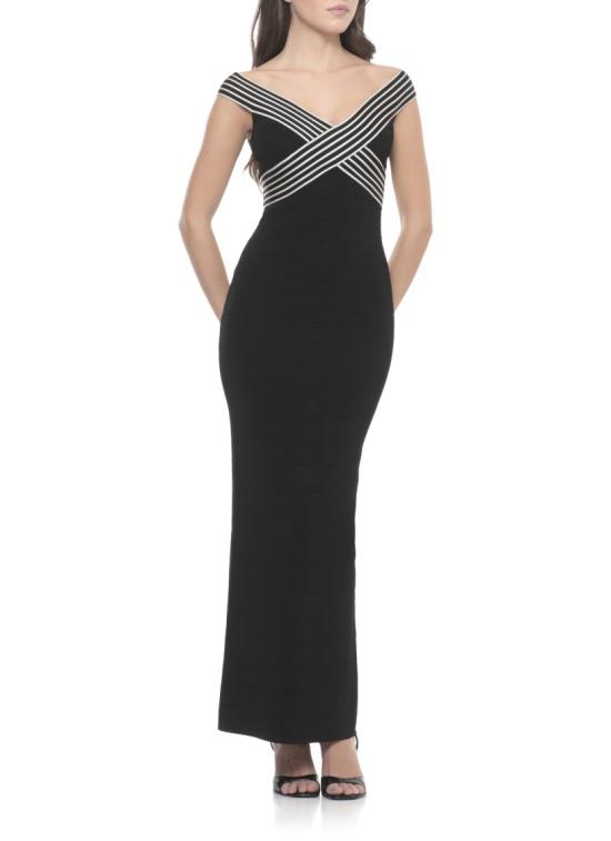 26SS 엘리자베타프랜치 롱 원피스 AM75S61E2685 Black - ELISABETTA FRANCHI