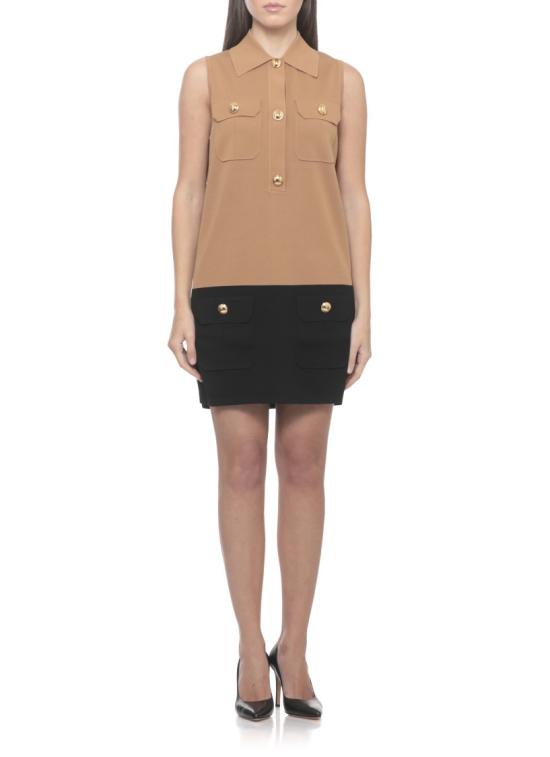 26SS 엘리자베타프랜치 미디 원피스 AM31B62E2AM4 Brown - ELISABETTA FRANCHI