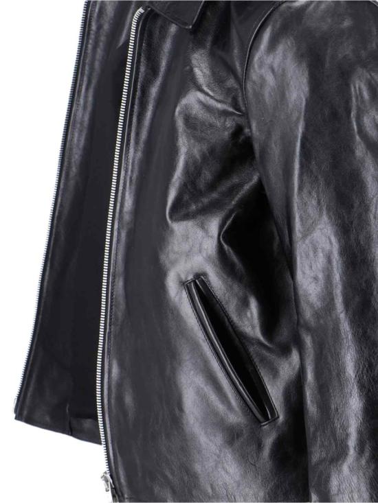 26FW 아워레가시 미니 자켓 탑 다이드 레더 블랙 M4239MTDTOP DYED BLACK LEATHER - OUR LEGACY