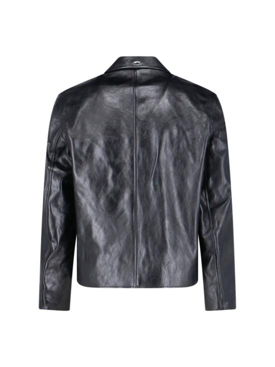 26FW 아워레가시 미니 자켓 탑 다이드 레더 블랙 M4239MTDTOP DYED BLACK LEATHER - OUR LEGACY