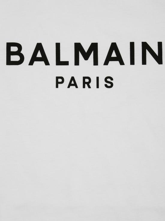 26FW [키즈] 발망 티셔츠 BY8R11Z3672 100NE BIANCO - BALMAIN