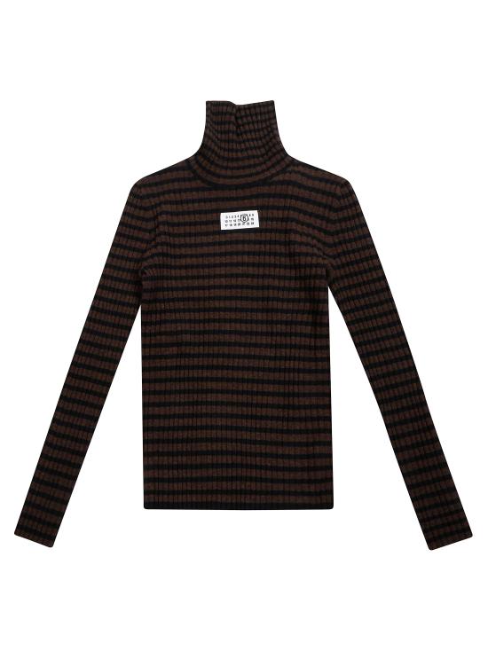 26FW [키즈] MM6 메종마르지엘라 티셔츠 M61104MM08Y M6715 NERO