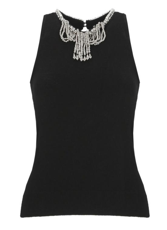 26SS 파코라반 민소매 티셔츠 26PMTO185ML0334P001 Black