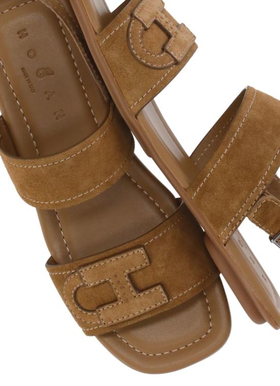 26SS 호간 샌들 HXW6850GC30BTMS600 Brown - HOGAN