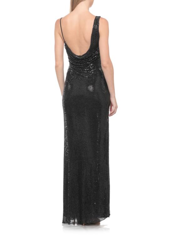 26FW 셀프 포트레이트 롱 원피스 PF26041XBBLACK RHINESTONE DRAPEDBLACK - SELF PORTRAIT