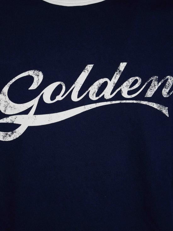 26FW 골든구스 반팔 티셔츠 GMP02761P002624 83134 BLU - GOLDEN GOOSE