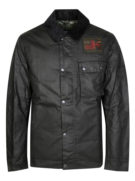 26FW 바버 인터네셔널 워커스 왁스 자켓 MWX1853 BK51 NERO