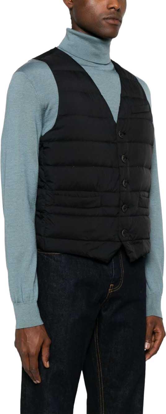 26FW 에르노 다운 베스트 그레이 PI002ULE12456Z9300 BLACK - HERNO