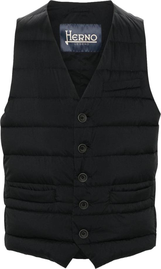 26FW 에르노 다운 베스트 그레이 PI002ULE12456Z9300 BLACK