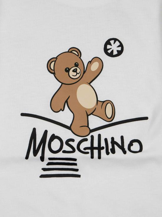 26FW [키즈] 모스키노 티셔츠 HZO00JLAA20 10101 BIANCO - MOSCHINO