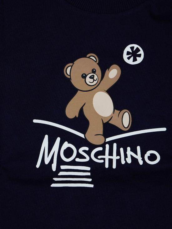 26FW [키즈] 모스키노 티셔츠 HZO00JLAA20 40016 BLU - MOSCHINO