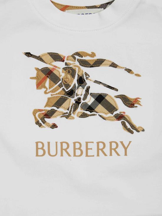 26FW [키즈] 버버리 오버롤 8117494 A1464 BIANCO - BURBERRY