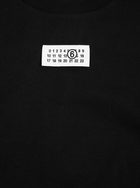 26FW [키즈] MM6 메종마르지엘라 티셔츠 M61160MM04H M6900 NERO - MM6 MAISON MARGIELA