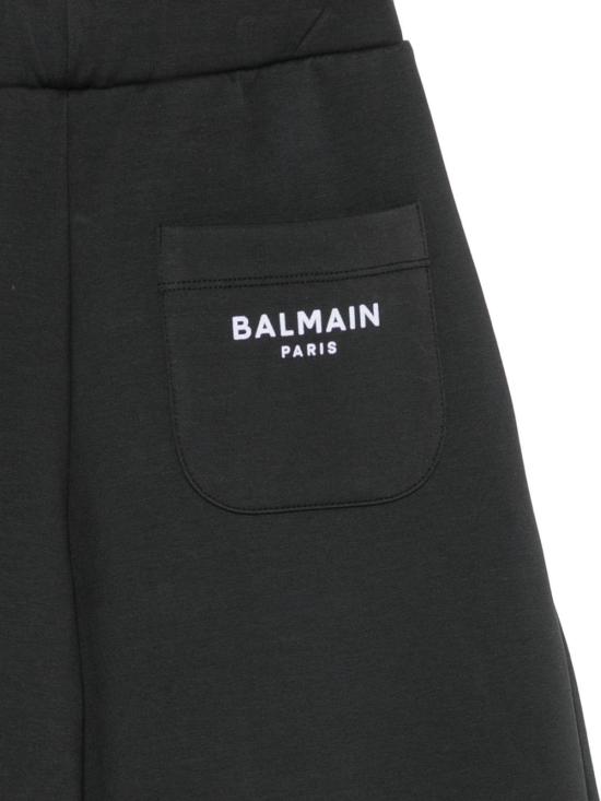26FW [키즈] 발망 팬츠 BZ6A80 Z3728930BC Nero - BALMAIN