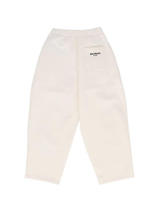 26FW [키즈] 발망 팬츠 BZ6A80 Z3728102NE Bianco - BALMAIN
