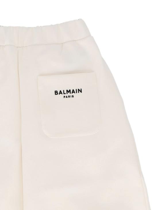 26FW [키즈] 발망 팬츠 BZ6A80 Z3728102NE Bianco - BALMAIN