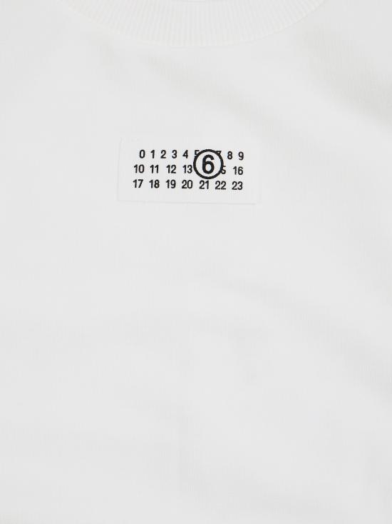 26FW [키즈] MM6 메종마르지엘라 티셔츠 M61160MM04H M6102 BIANCO - MM6 MAISON MARGIELA