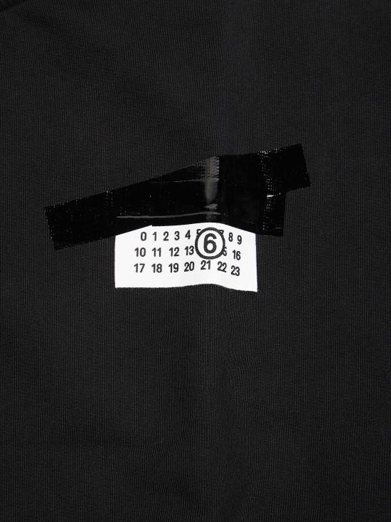 26FW [키즈] MM6 메종마르지엘라 티셔츠 M61133MM04H M6900 NERO - MM6 MAISON MARGIELA