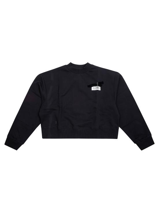 26FW [키즈] MM6 메종마르지엘라 티셔츠 M61133MM04H M6900 NERO