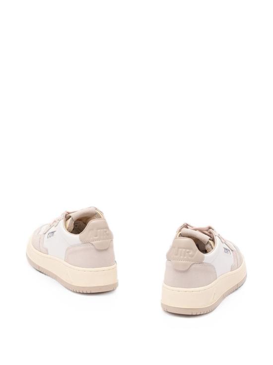 26FW 오트리 메달리스트 로우 레더 스니커즈 AULW BW05 White feathergray - AUTRY