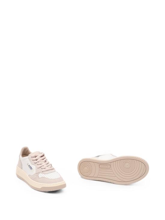 26FW 오트리 메달리스트 로우 레더 스니커즈 AULW BW05 White feathergray - AUTRY