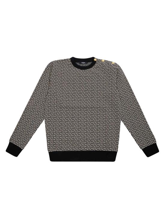 26FW [키즈] 발망 티셔츠 BX4P00Z2411 106NE MULTICOLOR