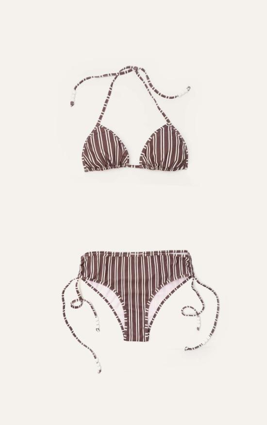  Bellini Bikini 비키니 수영복 벨리니 비키니 돌리 비키니 브라운 스트라이프