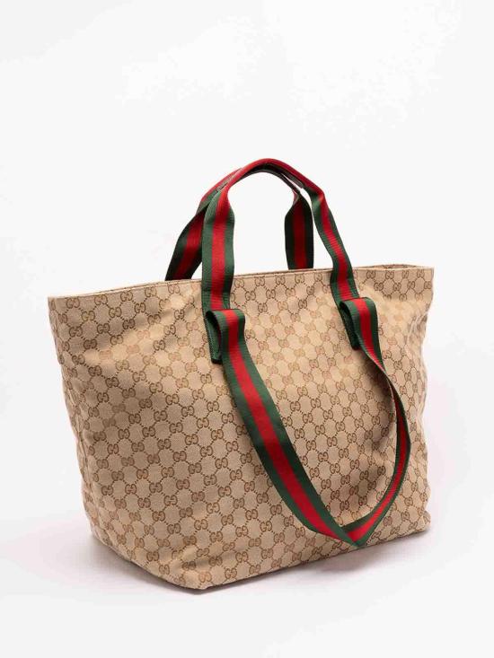 26FW 구찌 GG 미디엄 토트백 875929 FAFV9 9653 SAND DARK BROWN DOM - GUCCI